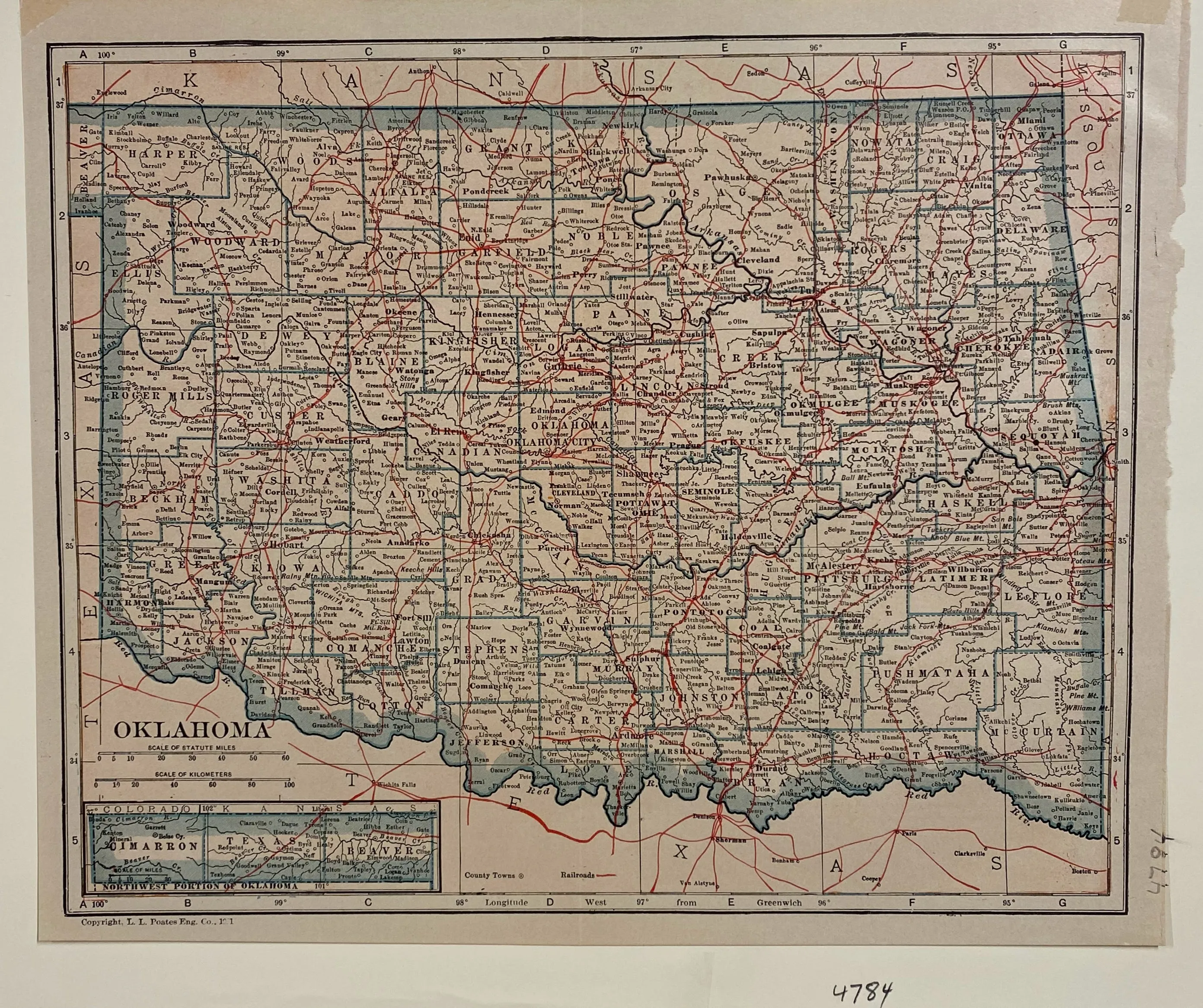 Oklahoma Territory & Land Settlement Prints